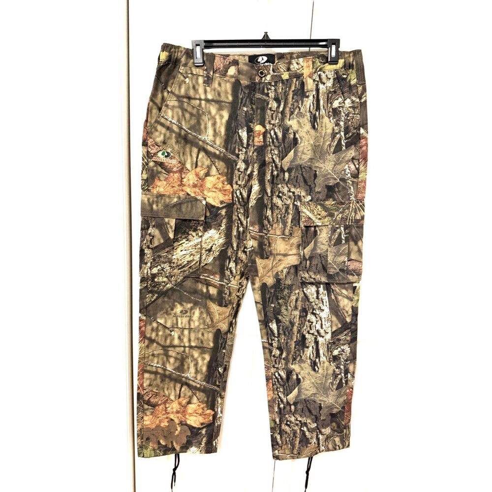 NWT Mossy Oak Cargo Pants Mens 36-38 L Hunting Camo Utility Outdoor Pockets NEW